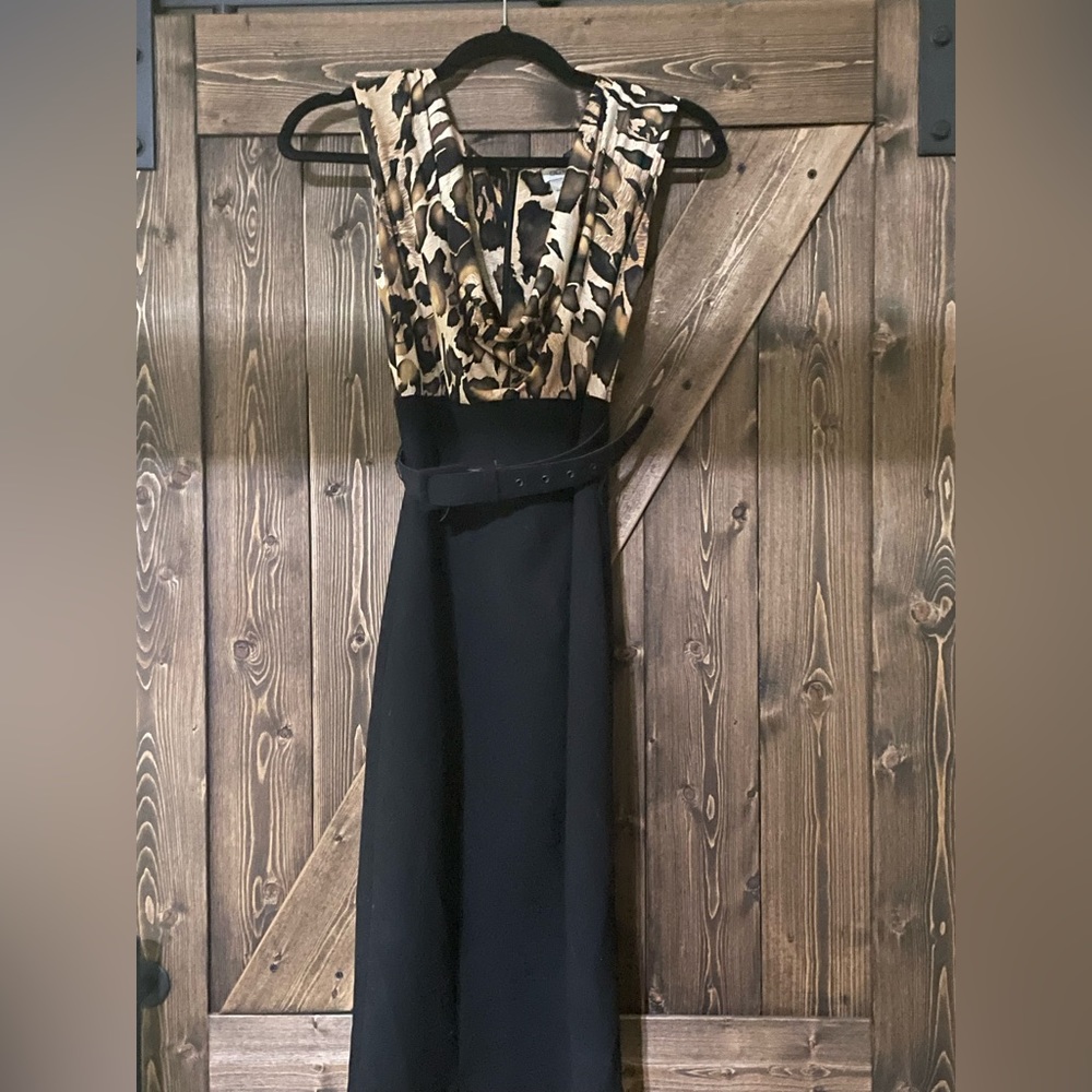 Cache- Causal Dress -Party Cowl Neck Sleeveless